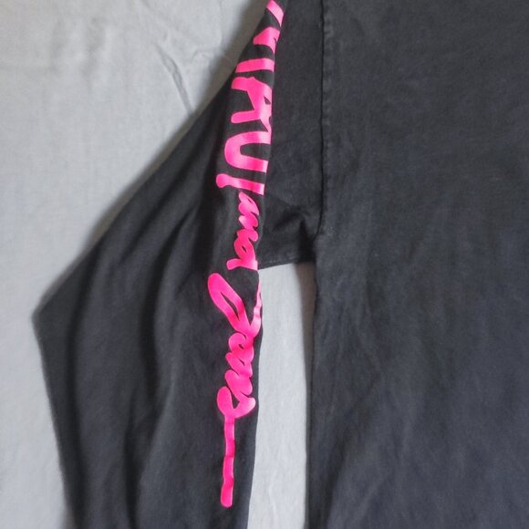 Maui and Sons sweatshirt women's size L black with graphic design, long sleeve - Picture 6 of 9